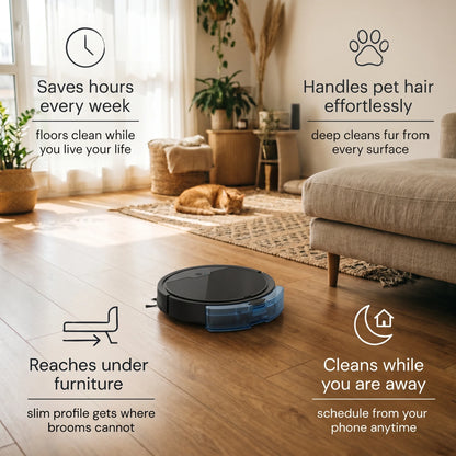 Marivo Haus FlowMate Vacuum + Mop Robot